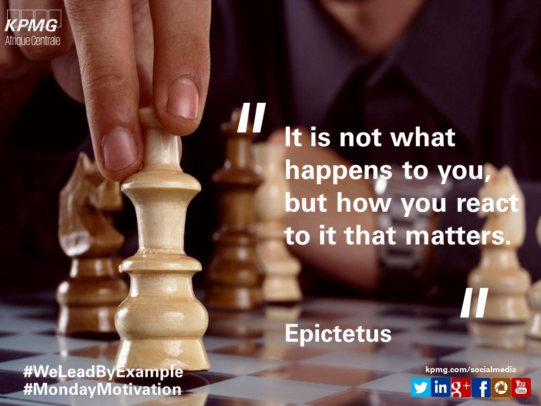 KPMGAC's tweet photo. [#MondayMotivation] #Epictetus #KPMGAC #WeLeadByExample https://t.co/SBUkxJPDuk
