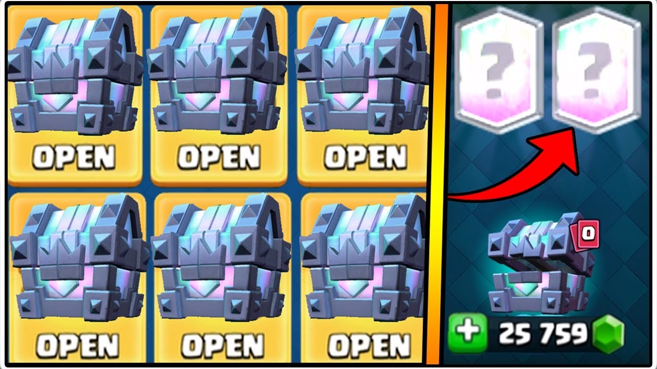 Legendary chest opening clash royale deals