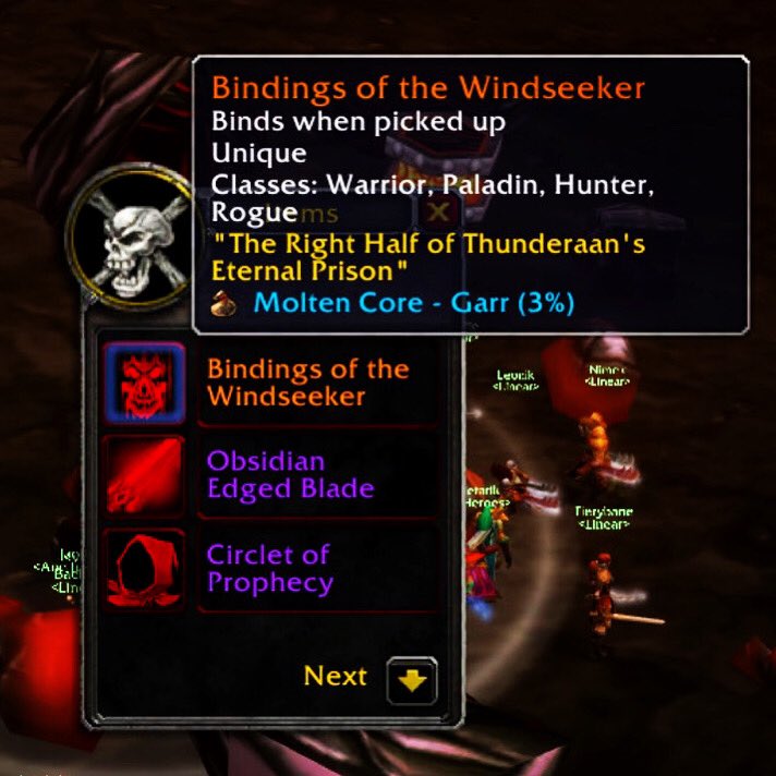 exteryTV's tweet photo. This dropped yesterday. Totally a hunter item... #WoWClassic https://t.co/OVB7mn9qen