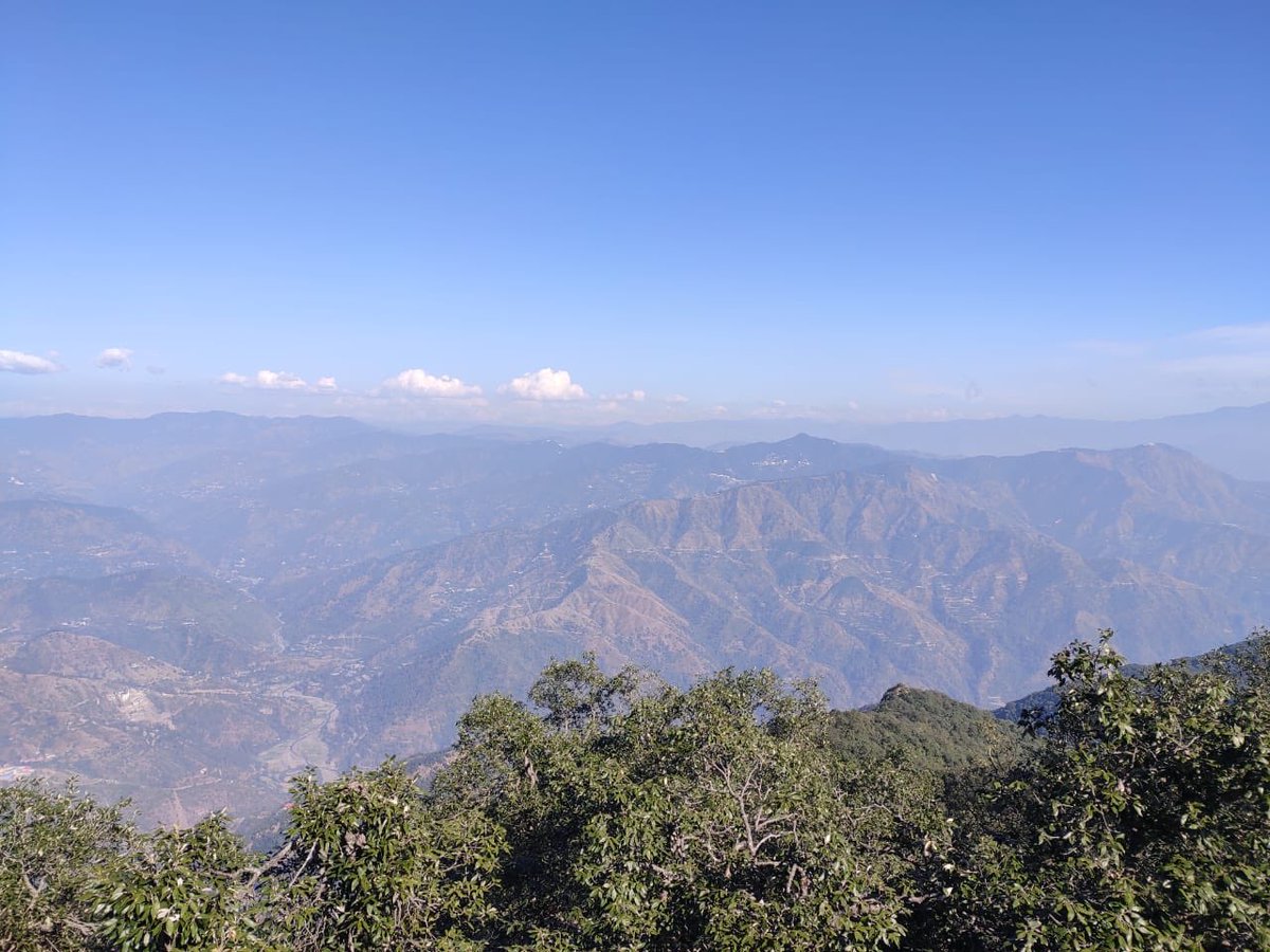 devoirtech's tweet photo. A skyline which is so beautiful 😍 Went for the trek on Sunday morning and absolutely enjoyed #karoltibba #solan #himachal #trekking https://t.co/CVsWSKMcpl