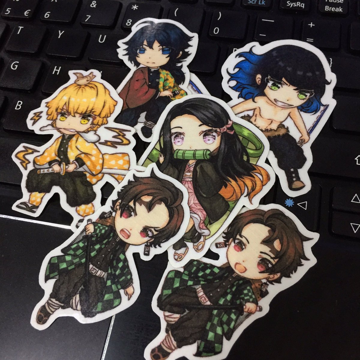 meriianndraw's tweet photo. I printed some Kimetsu no Yaiba stickers 💕
1. Giyuu
2. Tanjirou
3. Nezuko
4. Zenitsu
5. Inosuke

#kimetsunoyaiba https://t.co/BWwjjNs1ZR