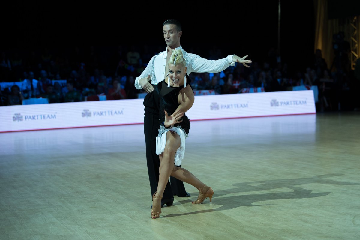 wdsfdancesport's tweet photo. After winning the incredible tenth (!!!) World Championship title in Vila Nova de Famalicao (POR), Bjorn Bitsch – Ashli Williamson (DEN) said farewell to the competition floors on Saturday. Read more: https://t.co/cg4bdQDNFT
(Photos: Roland)
#WeAreDanceSport #WDSF #WDSFPD https://t.co/9lw783Qp7M