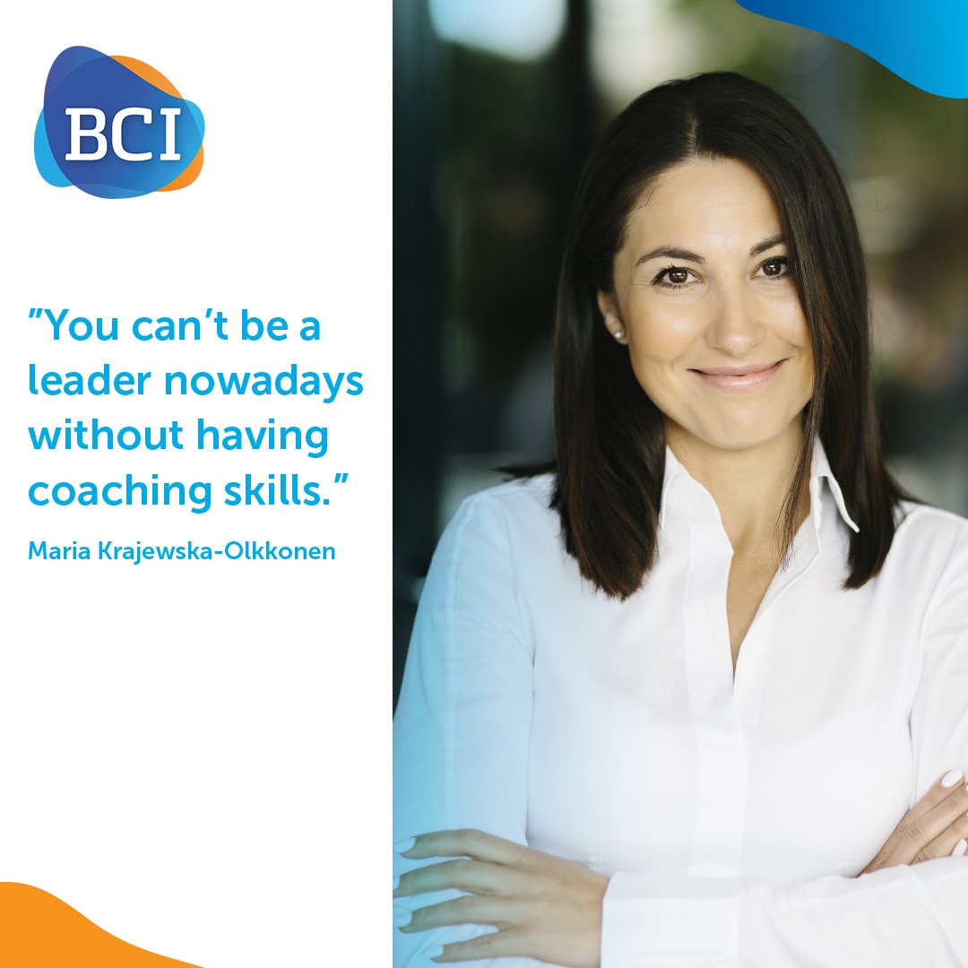 BCI_Institute's tweet photo. Our Alumni Maria Krajewska-Olkkonen believes that coaching is the way to lead in the future and uses the coaching approach a lot with her teams.

Learn more about Maria's experiences!

https://t.co/E64fH2O2VO https://t.co/muLMgvcgEz