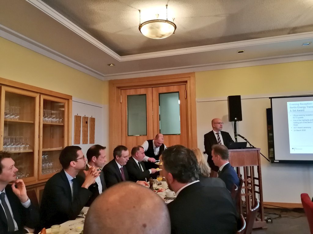 'We know that coupling of sectors is one of the greatest challenges.' Head of DENA @AJK_Kuhlmann underlines at #BETD2020 Ambassadors Breakfast that energy sector workshops @greensofa_betd are an excellent opportunity to meet the right people to solve the nitty-gritty.