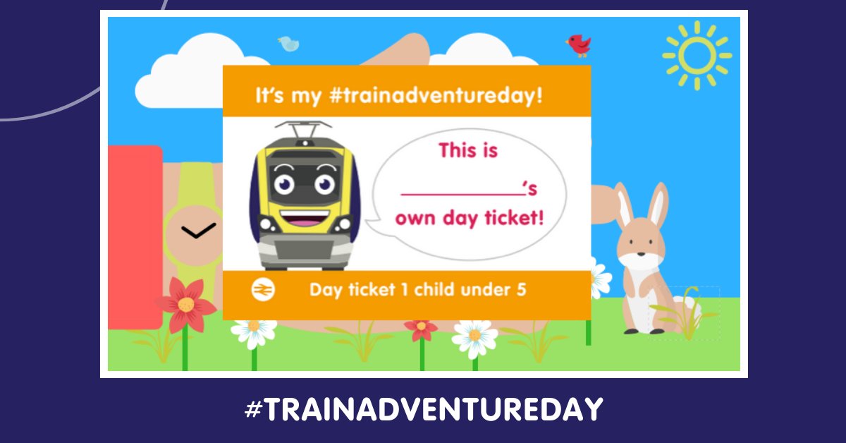 northernassist's tweet photo. ๐ถ ๐ซ Why not treat your #TinyTraveller to a #TrainAdventureDay! Get a personalised ticket for all your little ones under 5! Discover your next destination at:- https://t.co/qmGIHt8vbl ๐ซ ๐ถ https://t.co/bxEkhOsYcJ