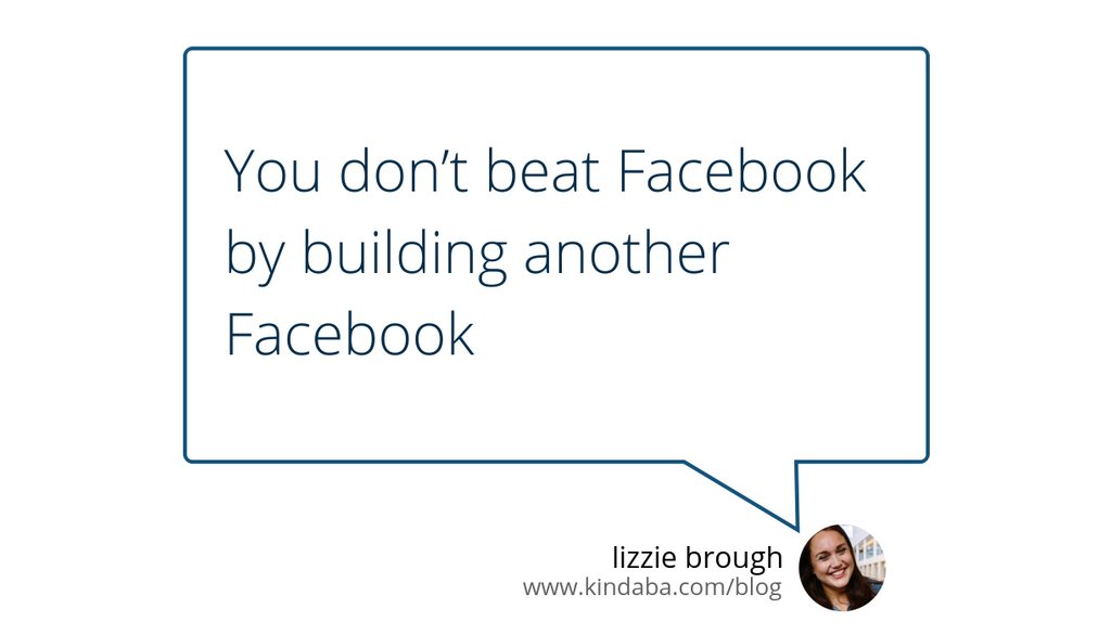 "We’re building Kindaba: the future of family communication." lttr.ai/J4ES #Facebook #deletefacebook #Privacy