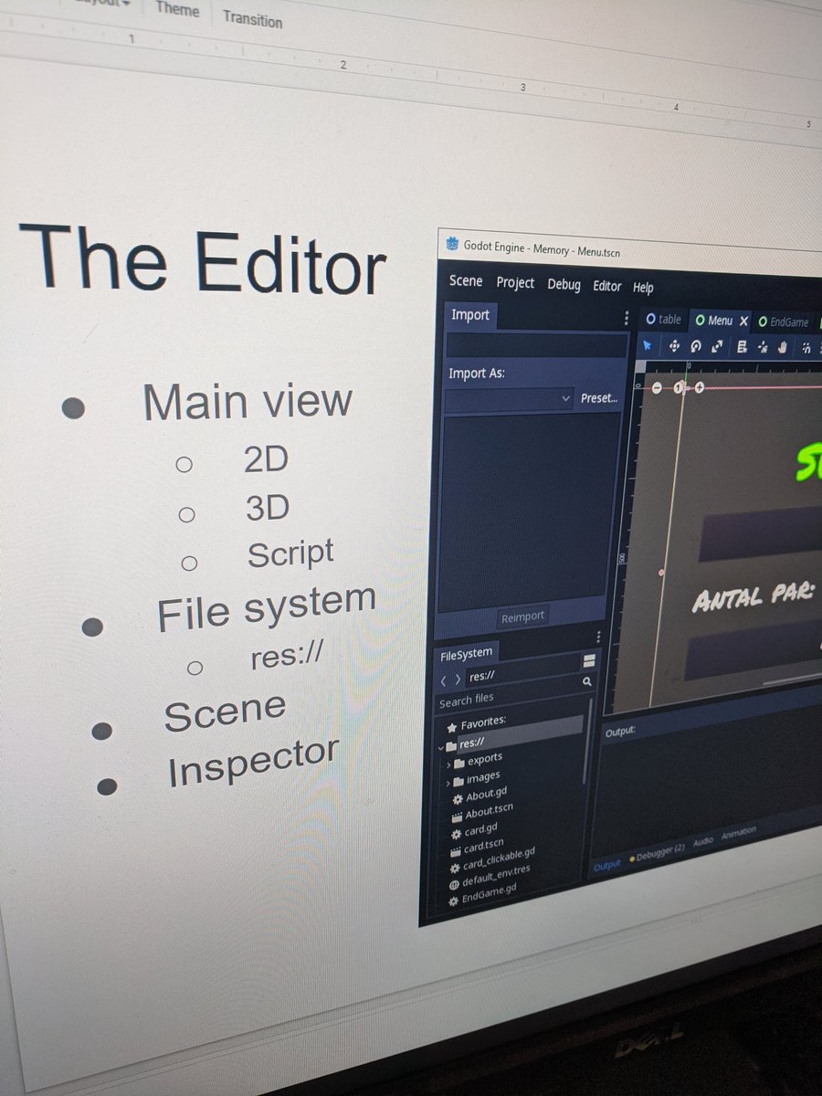 e8johan's tweet photo. Preparing slides for next week's #gbgcpp about #GodotEngine . Join us by registering here: https://t.co/DvOBRE7CWV
#gbgtech #opensource #freesoftware #games #gameprogramming https://t.co/8Zq7z9DrFO