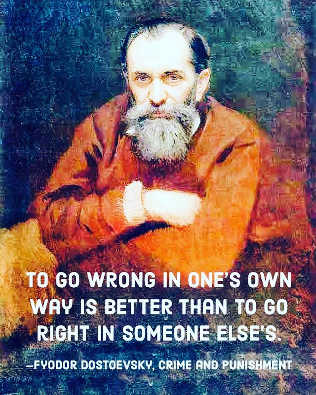 #fyodordostoyevsky #dostoyevski #writer #classic #legend #birthday #inspiration #knowledge #mustread #crimeandpunishment #wrong #right #path #individuality #reader #passion