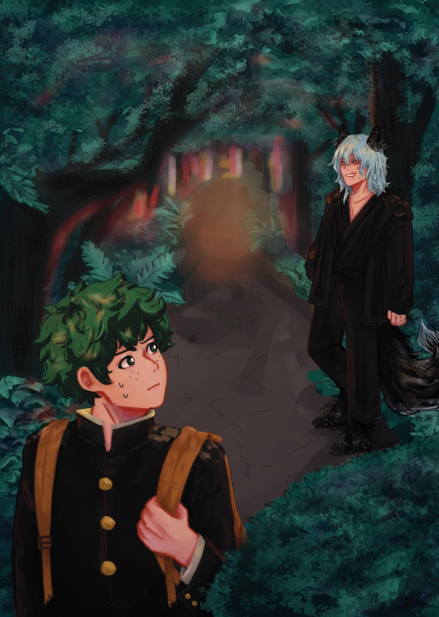 My final piece for <a href="/MyYoukaiParade/">僕の妖怪パレード@LEFTOVER SALES</a> zine!! It was really fun participating in this zine and working with all these amazing creators! They are currently doing leftover sales at the moment so check it out and consider getting one!!