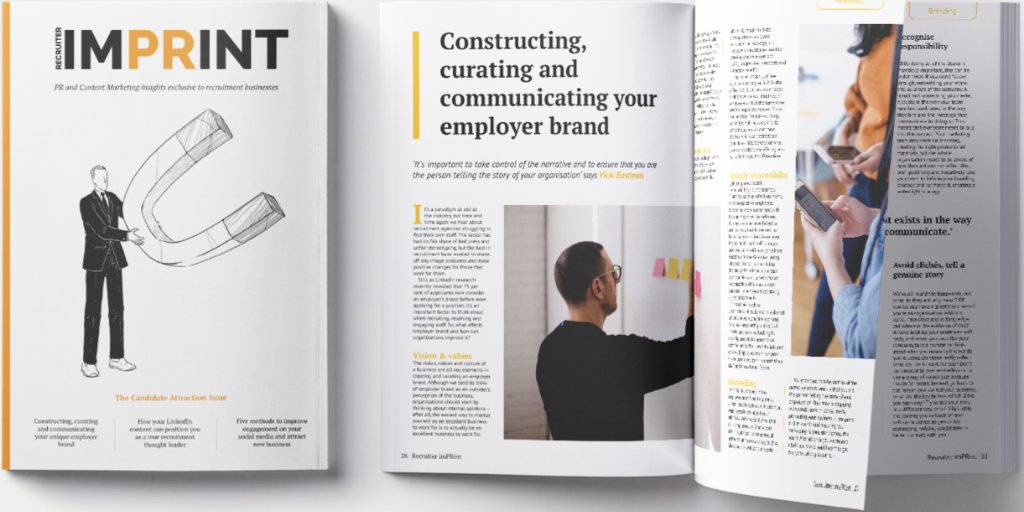 Rec_imPRint's tweet photo. It's coming this week - the Winter 2019 edition of Recruiter imPRint magazine! And for the first time, it will be available - for free - in hard copy format!! #RecruitmentMarketing https://t.co/Nt2TE97vNI
