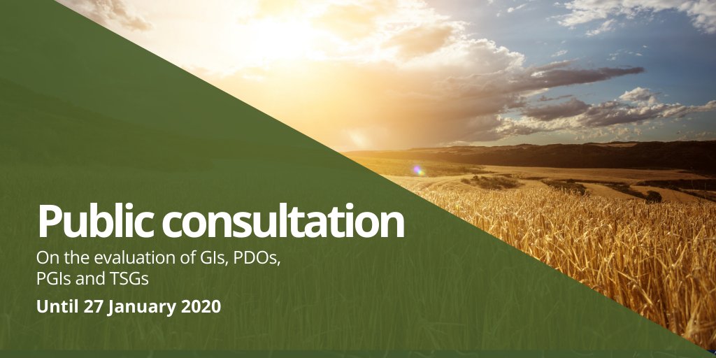 EU_IPO's tweet photo. The EU protects more than 3 000 names of specific products through its EU quality schemes: GIs, PDOs, PGIs and TSGs. Now you can participate in a public consultation to give your opinion on these quality schemes. 

Access the survey here: https://t.co/wJV006D3fT 

#EUquality https://t.co/881YisbI6O