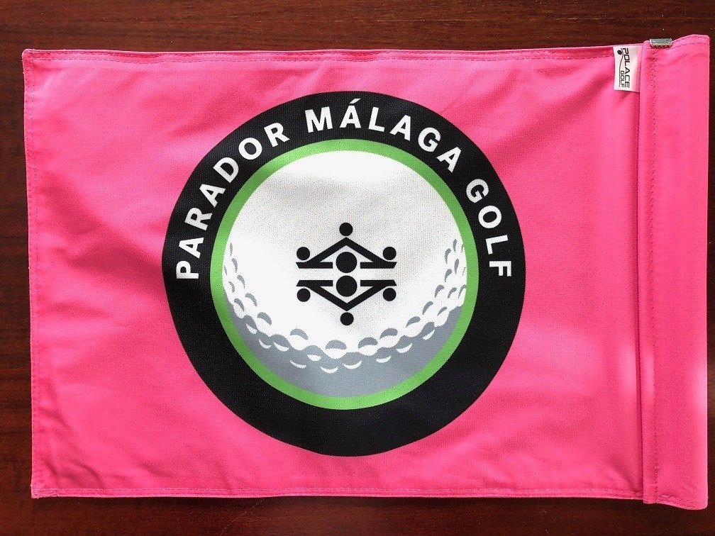 PolaceGolf's tweet photo. Y más banderas de green.... @paradormalagagolf @lasellagolf @GolfVallromanes #golfflags #sponsor #campodegolf #publicidad #personalizacion https://t.co/XwTIani5mk