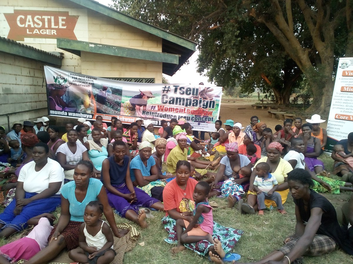 MACRADTrust's tweet photo. #WomenLandNow
Despite some critics attacking the tseu system, it remains a "sumum bonum" in increasing poor resourced smallholder women’s autonomy in using land as they strive to attain food security.
#WomenLandNow CAMPAIGN
#TSEU CAMPAIGN
#MUNDAWAGOGO #INDIMA KAGOGO
#ISIVANDE https://t.co/m6tnbK7V64