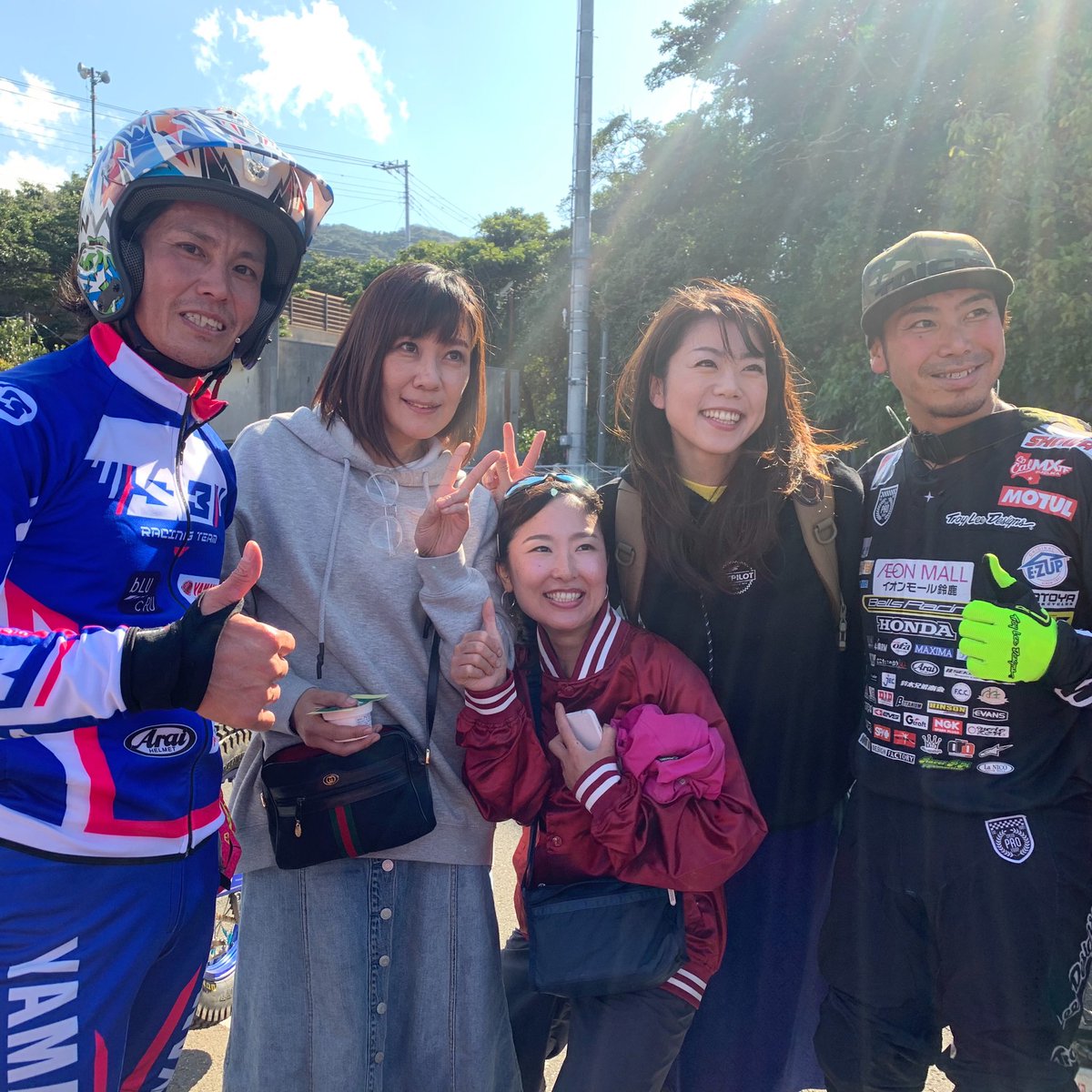 amikimura996's tweet image. ありがとうございます🤗❣️

 #トライアル #黒山健一 選手
#モトクロス #小島庸平 選手
#三宅島エンデューロ
#しまちゃんのりちゃんあみ