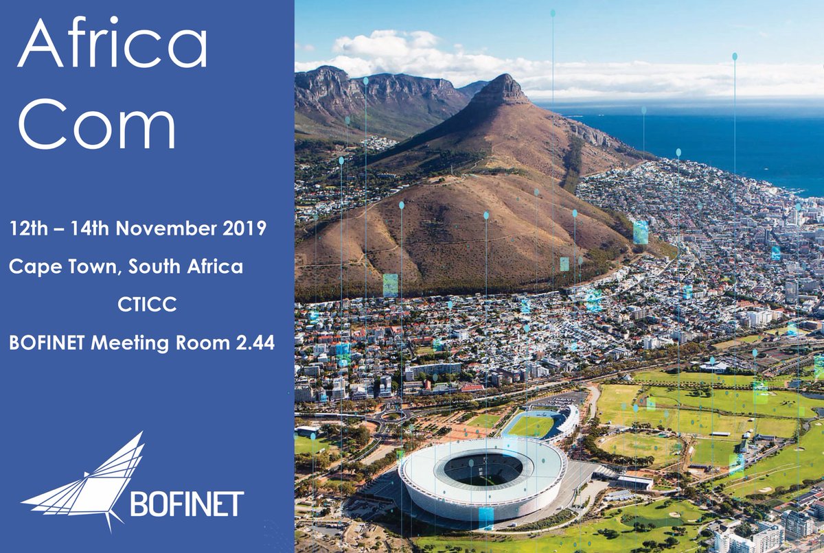 BotswanaFibre's tweet photo. Catch #BOFINET at the world's largest African tech festival. AfricaCom brings together all the players in African telecoms and technology. This year marks the 22nd edition of the event. "AfricaCom is the digital heartbeat of Africa". 
#GloballyConnectingBatswana
#africacom2019 https://t.co/dlhMp3ZaeD
