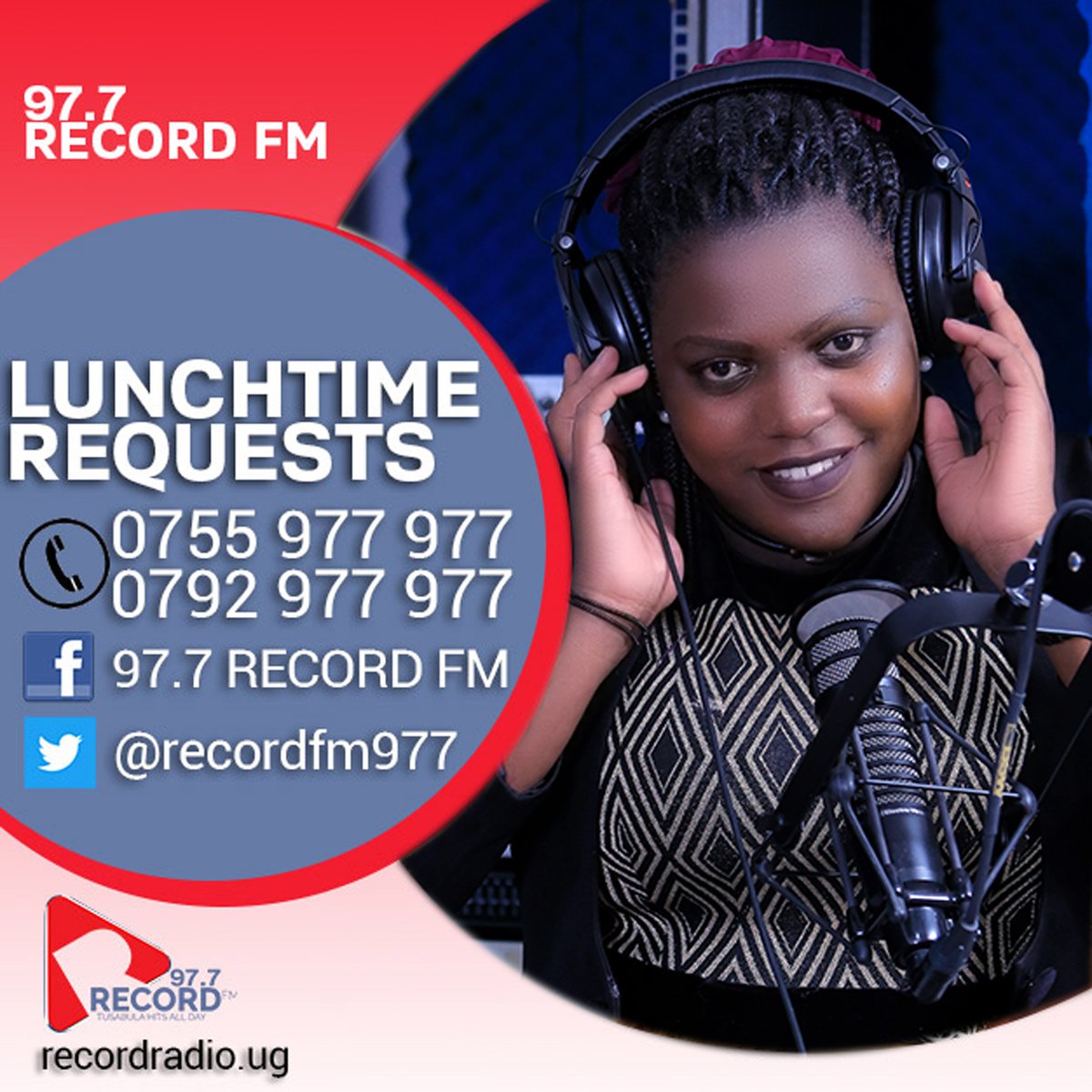 RecordFm977's tweet photo. #LunchTimerequests
Get your song request played through with Hashtag #BangoBash
We are only dong requests with that hashtag! #MondayMotivation
Calls: 0755/0792 977 977 Whatsapp: 0755 977 977
#RecordFMBangoBash #NyondoClub #This Friday https://t.co/GBBYybtB8J