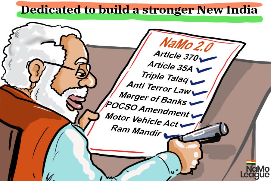 NaMoleague's tweet photo. Dedicated to build a stronger #NewIndia
Thank you Prime Minister @narendramodi ji
#NarendraModi #RamMandir #MotorVehicleAct #POCSO #BanksMerger #AntiTerrorLaw #TripleTalaq #Article35A #Article370 https://t.co/Sa8VVVWOpg