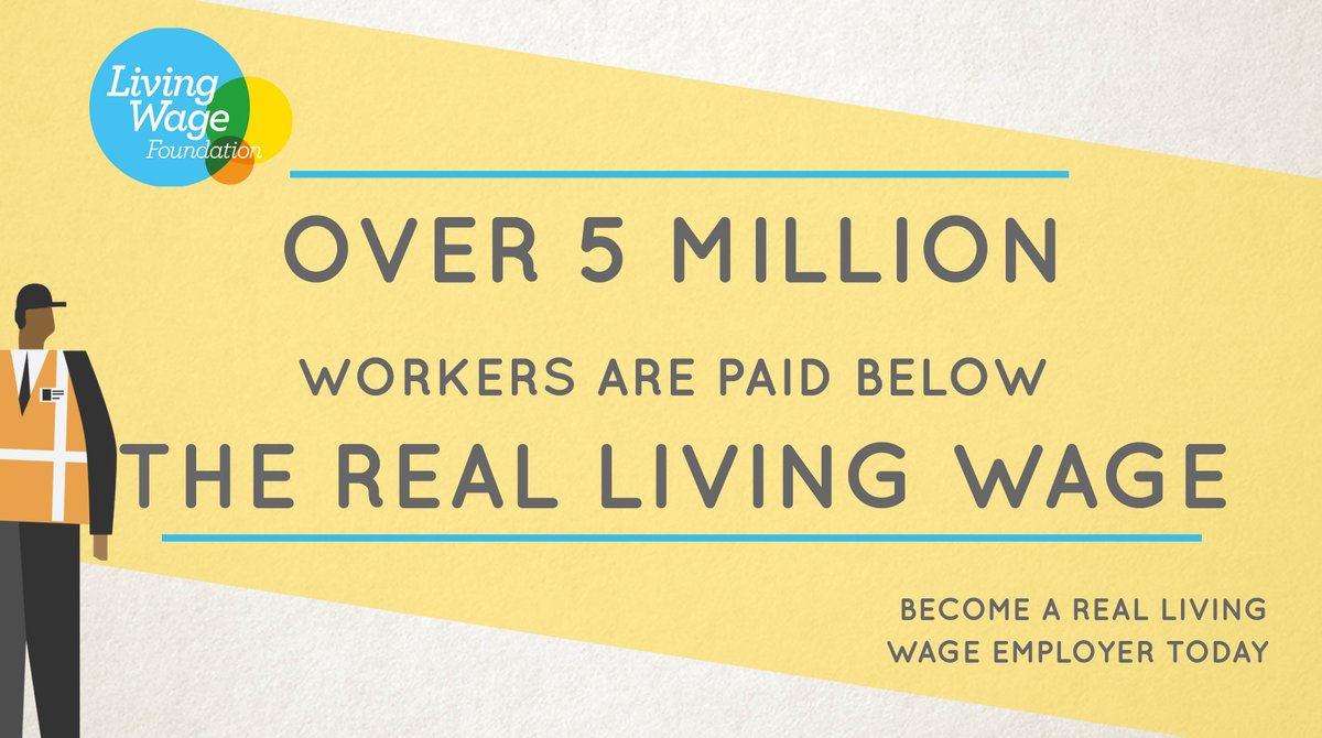 It's #LivingWageWeek! Support the movement that's secured hundreds of thousands of people a real #LivingWage - because a hard day's work should mean a fair day's pay.  livingwage.org.uk