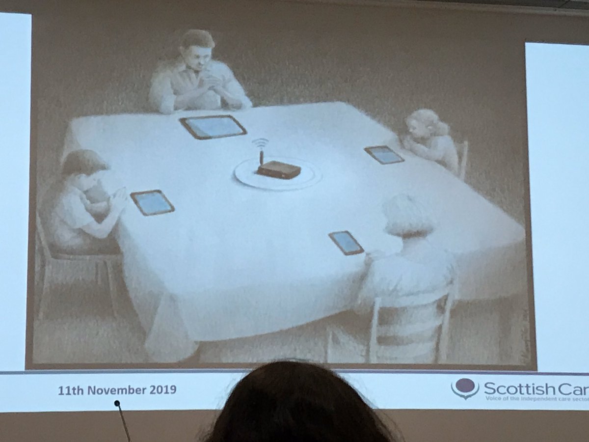 TheDocPK's tweet photo. @donaldmacaskill ‘Are we losing the ability to communicate?’        We are story.                                   To be human is to be story’.      #NESBereavement2019 https://t.co/mai3fRsQFK