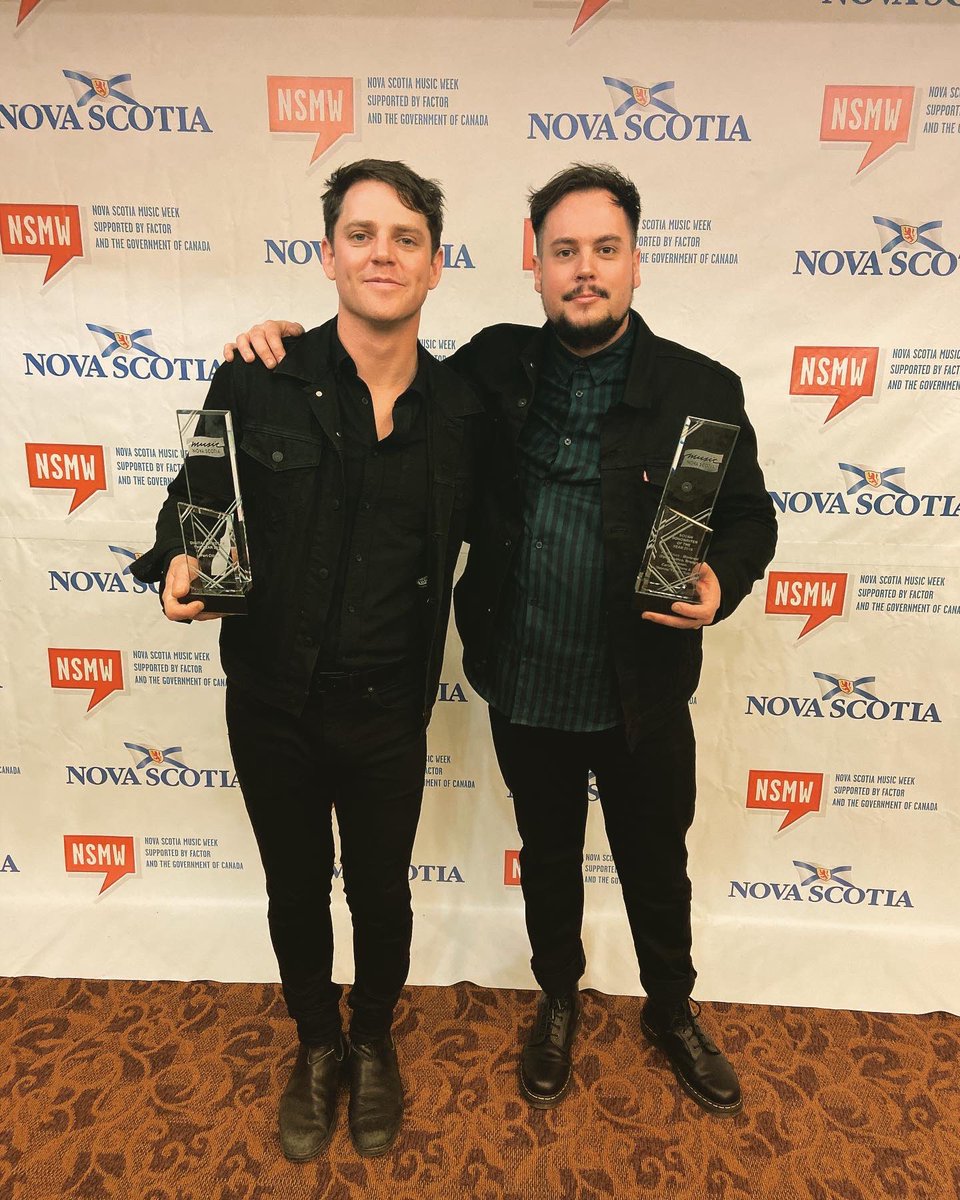port_cities's tweet photo. ❤️ THANK YOU @musicnovascotia ❤️ 

for awarding us ‘Songwriter of the Year’ and ‘Digital Artist of the Year’ last night 🙏🙏 

We feel so lucky to live in this beautiful part of the world and to be creative in this community. Congrats to all the winners !!

MUCH LOVE,

-PC https://t.co/jw1aW3sNtd
