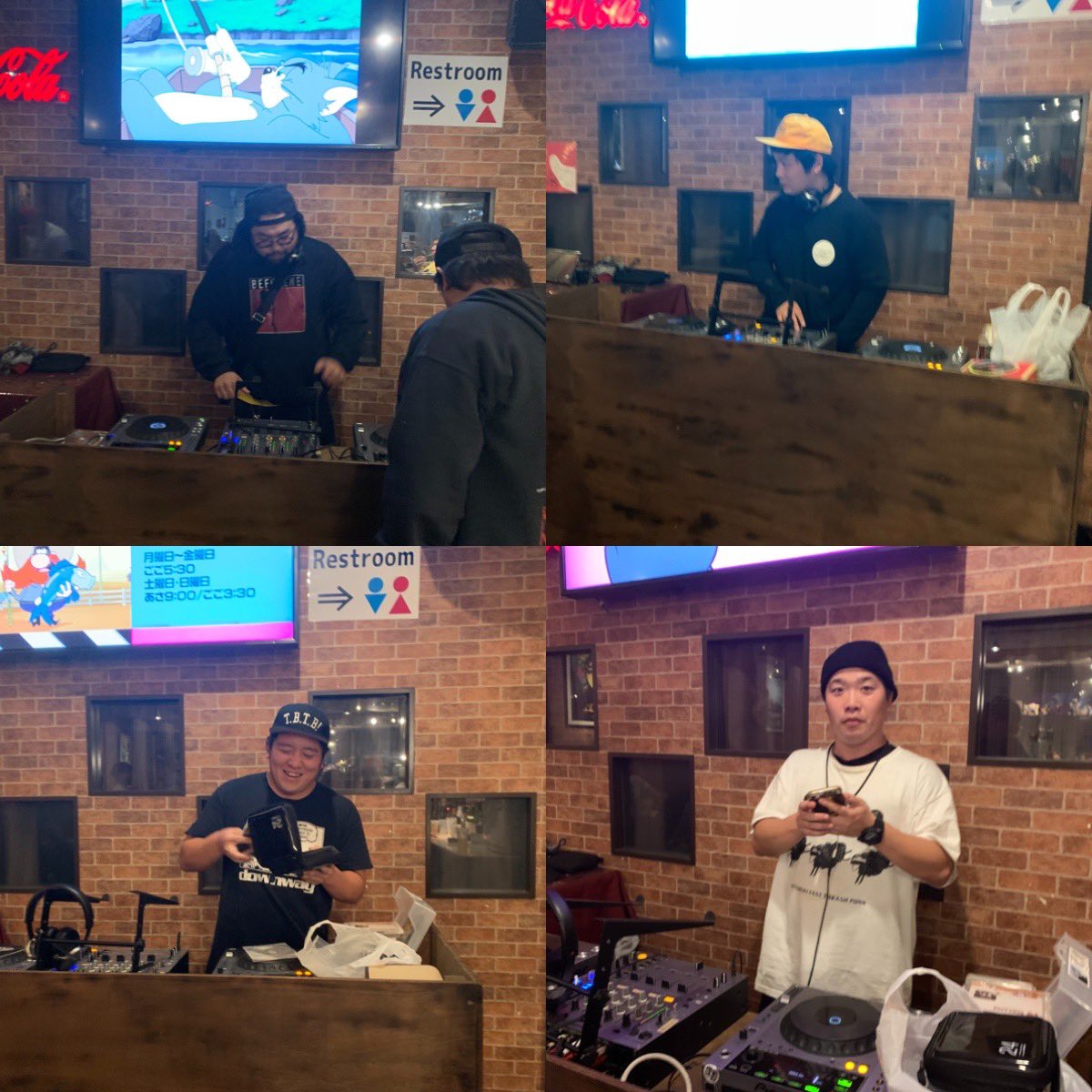 UGTWO's tweet photo. tataraレコ発おめでとう！！初めて訪れたKYARAがとても居心地よかったです。続いて欲しいなぁ。
ORION汲田さんの優勝ですねこの日は笑
#tatara
#MEXICANAGE
#ZENITHANGLE
#altofthesociety
#ORION
#CAL
#INSiDExOUTSiDE
#HOW
#SigarDown
#教祖
#KTORA
#森林公園
#酒クズ体育
#北浦和KYARA https://t.co/AI92TBhGc7