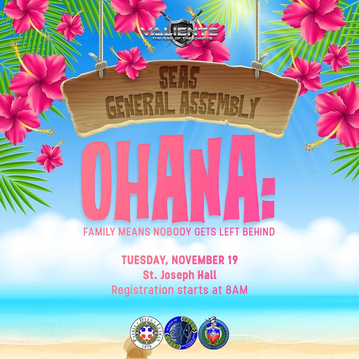 seassc's tweet photo. Aloha, SEAS Letranites! According to Lilo &amp; Stitch (2002), “Ohana means family and family means nobody gets left behind or forgotten.” Hala! With proper citation! 😜

Tuesday next week is our General Assembly! Are you ready? https://t.co/U5e1rU1FN4
