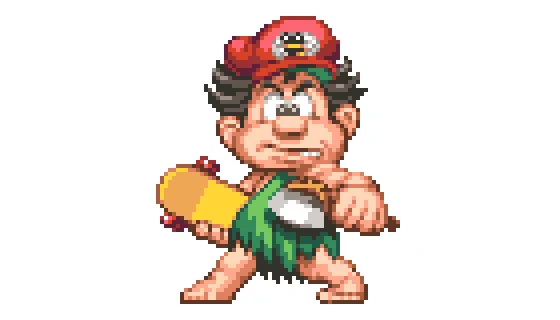【PCエンジン】高橋名人の新冒険島
【TurboGrafx16】NEW ADVENTURE ISLAND  
#HUDSON #ドット絵 #pixelart 