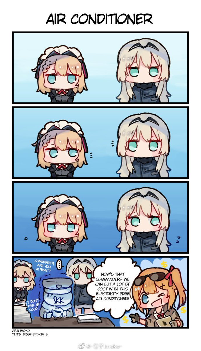 GFL shenanigans #GirlsFrontline #소녀전선 #少女前线 #少女前線 #ドールズフロントライン #ドルフロ

Art by @_Imonatsuki_
 
Translation and typesetting by myself 