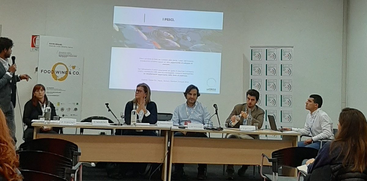 MarMalafronte's tweet photo. Inizia la prima #Masterclass della giornata - Food Wine&amp;Co. 
T. Marino presenta l'#impresa agricola #sostenibile e la circolar economy
#foodwinetorvergata 
@Comunica_Media @SPattuglia https://t.co/pe16jKmn4T