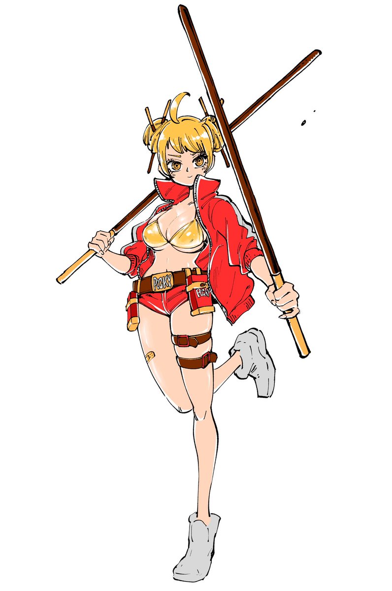格ゲーに出てきそうなポッキー娘

さっと描いてみるつもりがいつの間にか真剣に...w

脚かくのたのしい

#ポッキープリッツの日 
#ポッキーの日 