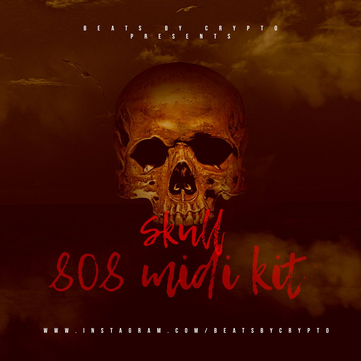 #BeatsByCrypto presents 
#Skull808MidiKit
Kit come with high quality wav format
And #Midi to make your own style of edit
DM for #Price 
#808
#midikit #Producer #producerlife #producerstudio
#BeatMaker #buykit #buymidi
