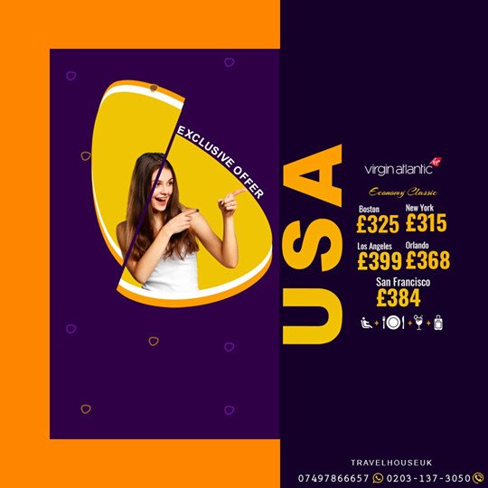 travelhouseuk's tweet image. Take advantage of #FlightDeals &amp;amp; enjoy #inflightservice on your way to the #USA with #VirginAtlantic! ✈️
For bookings: 💌DM OR 📲 Call us at 0203-137-3050.
-23kg bag &amp;amp; 10Kg hand baggage
-Economy dining
*Limited seats/dates
bit.ly/36O2TM0
