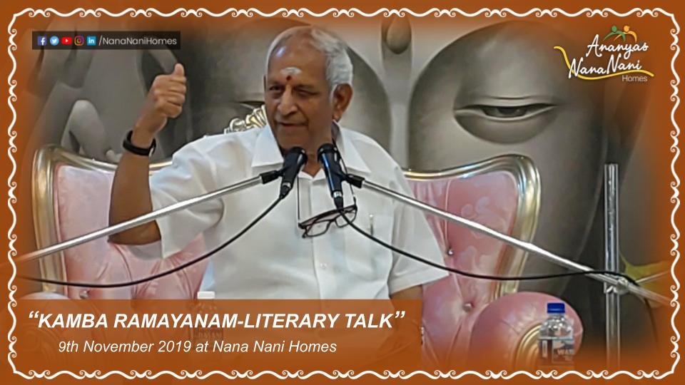 Ananyas Nana Nani Homes on X: "Mr A.K. #Varadarajan presented a #LiteraryTalk on #Kamba #Ramayanam on 9th November at #NANANANIHOMES, Coimbatore. #kambaramayanam #ramayanamstory #kambar #Literary #DevotionalTalk #DevineTalk #NanaNaniLifestyle ...