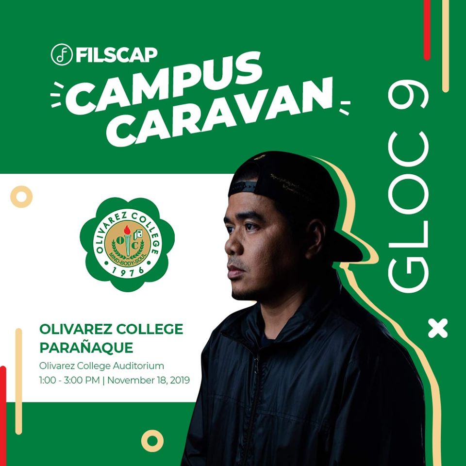 Atik-atik Olivarez College! #FILSCAP #CampusCaravan #Gloc9