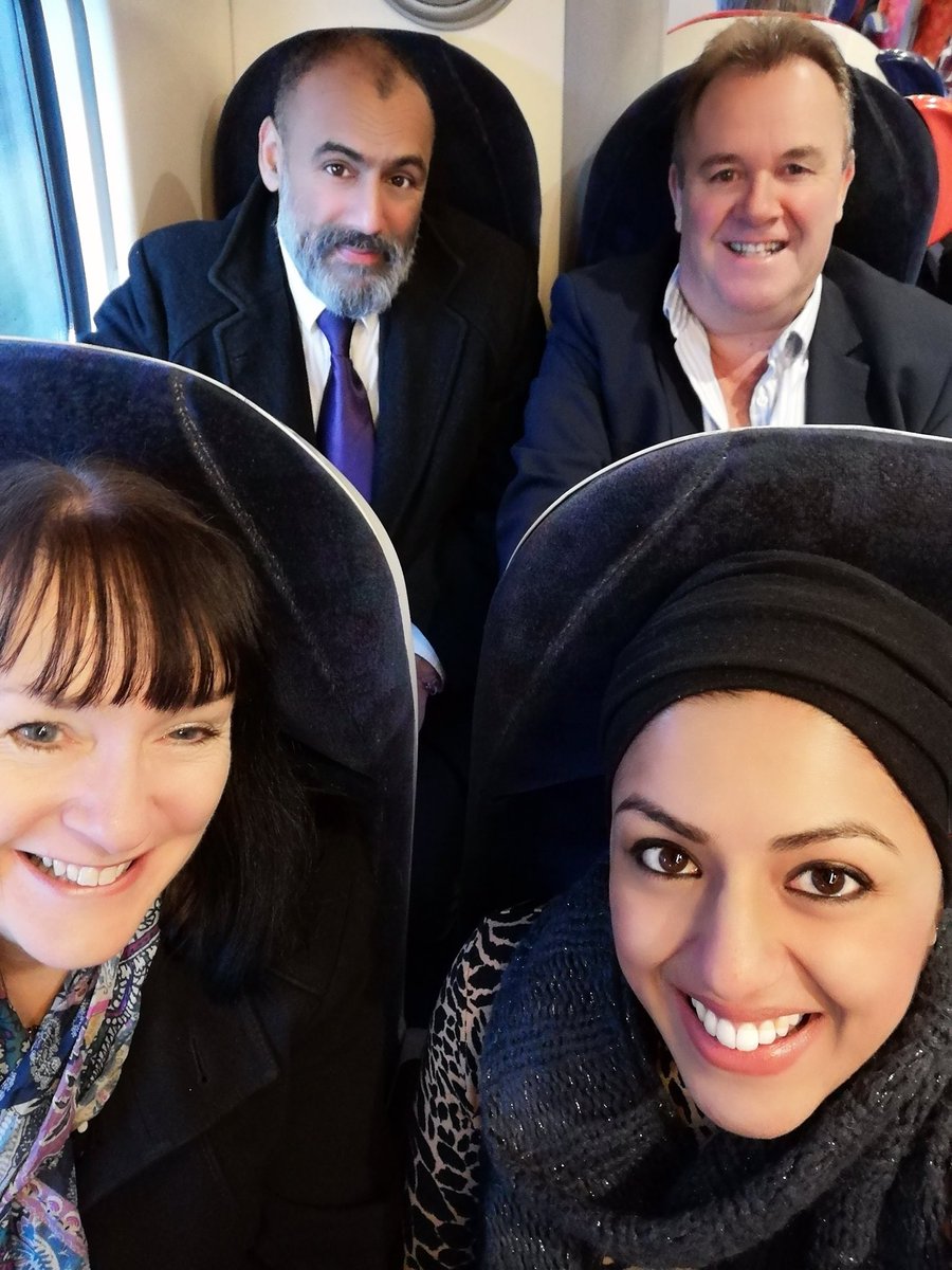 The @RE_Today team on its way to @lambethpalace to celebrate the success of #understandingchristianity