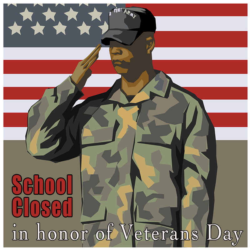 In Honor of Veterans Day, MSHA is closed today