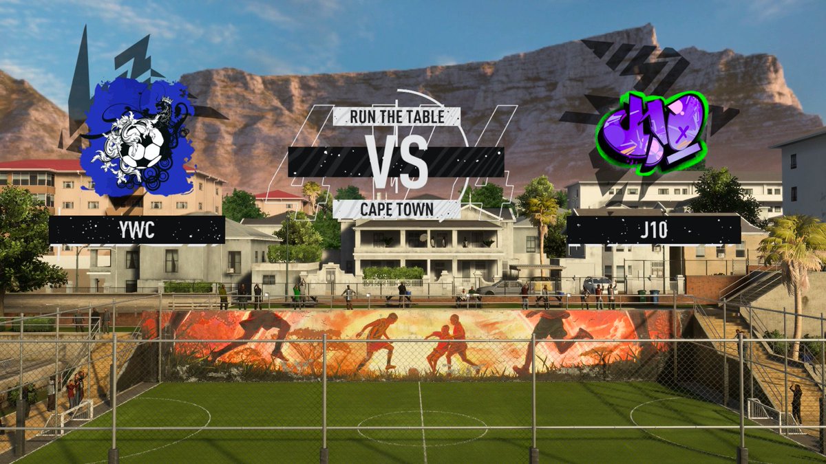 YesWeCrann's tweet photo. So I don’t know if you’ve seen it, but they put Cape Town in #FIFA20 for Volta, and it looks incredible… https://t.co/YvY5VnRHOp