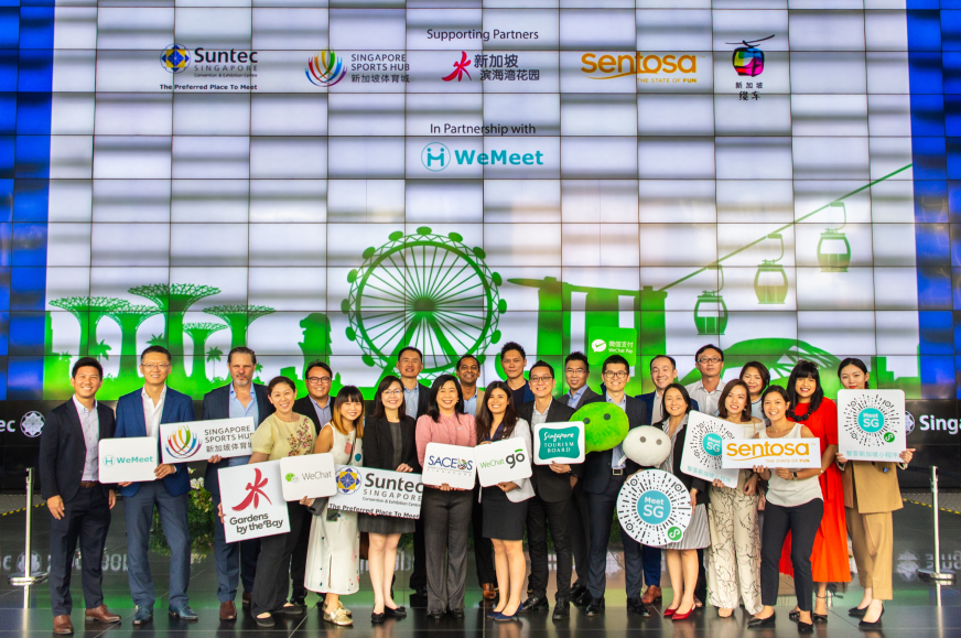 SACEOS's tweet photo. SACEOS is happy to announce the official launch of the MeetSG WeChat Mini Program- a partnership with @stb_sg and WeChat, and Singapore is the first country destination in the world to introduce such an initiative targeting Chinese MICE travelers.
#SACEOS
#PassionMadePossible https://t.co/cboMt0ucG5