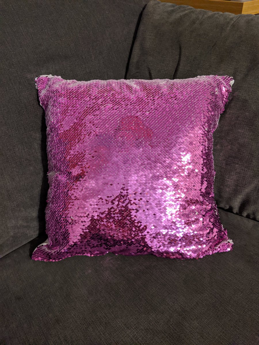 lol doll sequin cushion