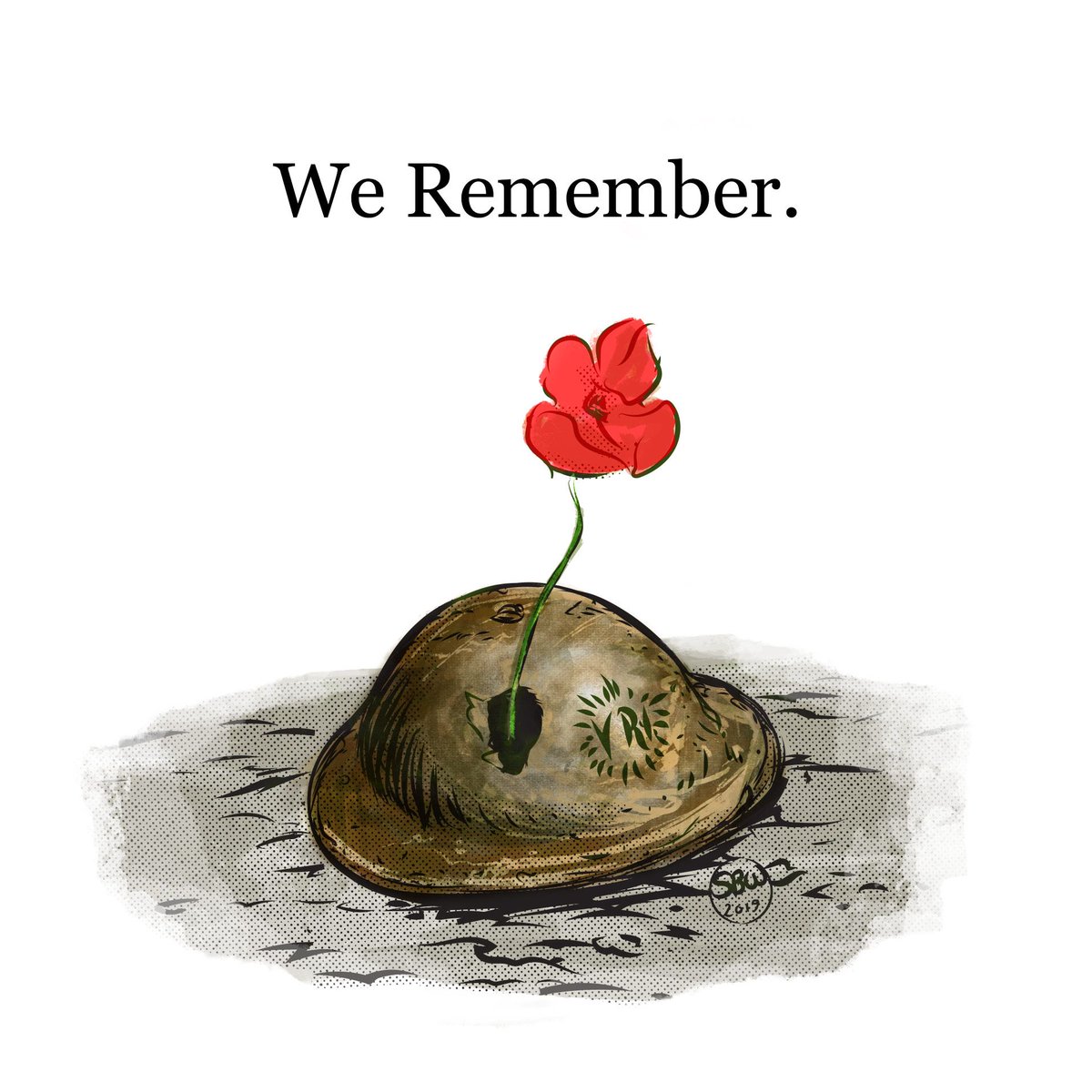 Remember.

Western’s campus community will gather in the Mustang Lounge today at 10:30am for a ceremony in remembrance of those who served and sacrificed.

The Royal Canadian Legion is hosting a public ceremony at the Victoria Park Cenotaph at 10:30am.

Illustration: Scott Woods