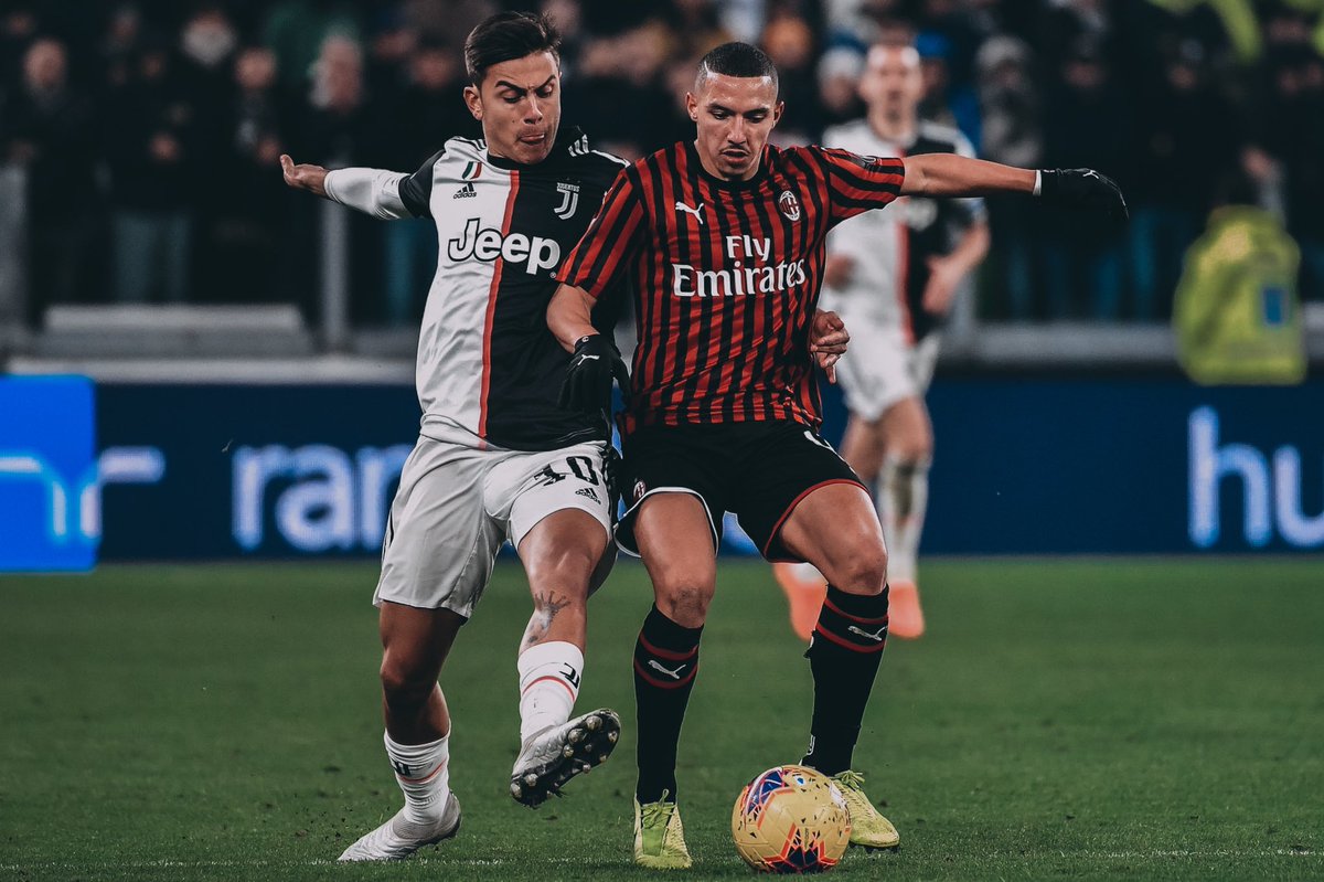 IsmaelBennacer's tweet photo. Résultat décevant malgré un match solide de l'équipe 🔴⚫️ @acmilan 

Place maintenant à l'équipe nationale 🇩🇿 #DZ https://t.co/cFOuf45rWf