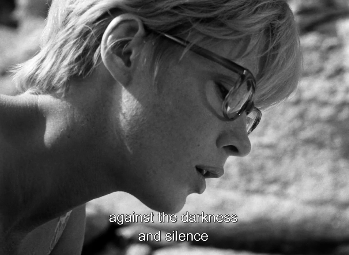 CriterionDaily's tweet photo. Bibi Andersson, #BOTD in 1935, in Ingmar Bergman’s PERSONA (1966). https://t.co/1pbn0lUjE8
