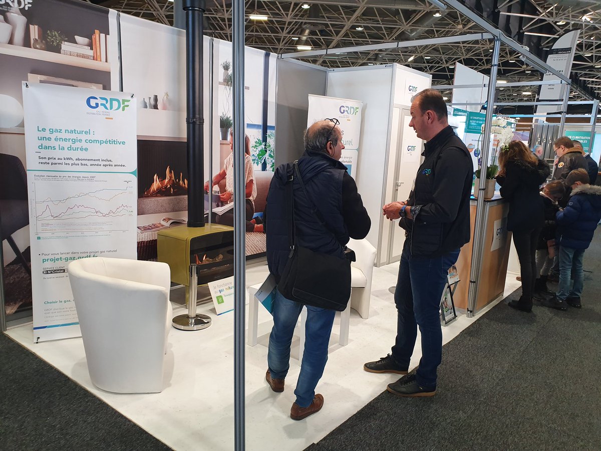 Dernier jour pour découvrir les avantages du gaz naturel #grdf
Sur le stand GRDF au Salon Viving Eurexpo Lyon.