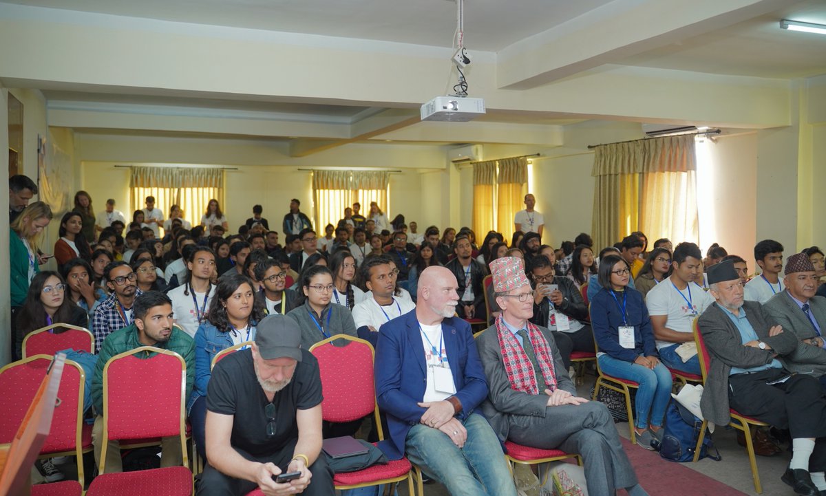 theimpactweek's tweet photo. The #ImpactWeekNepal has officially kicked off! Thanks to H.E. Roland Schäfer, German Ambassador to Nepal, for his keynote speech &amp; for opening the ceremony, and to our mentoring organisations for their attendance. #ImpactWeek #Entrepreneurship #Innovation #Kathmandu #Nepal https://t.co/OSQqCuexXm