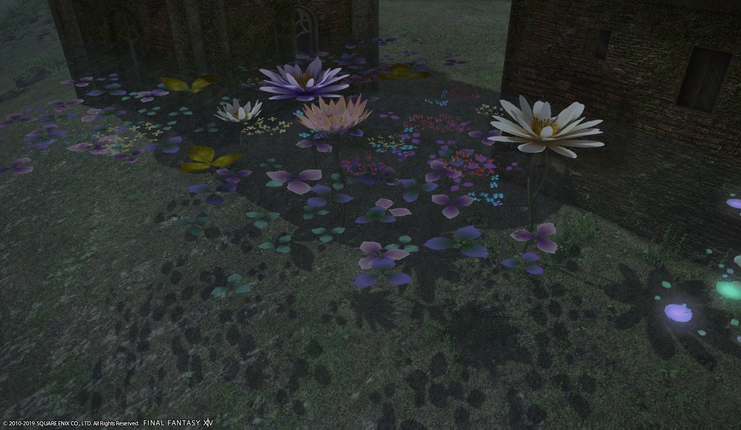 あゆる ハウジングの庭具とかに姿見の湖の水辺に浮いてる花のやつが欲しい Ff14 T Co L53fzqa5vf Twitter