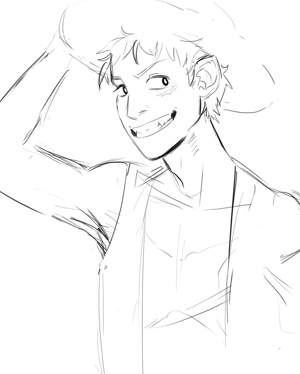 super quick op sketches before i go to sleep, I'm rusty af but it feels good to draw again #ONEPIECE