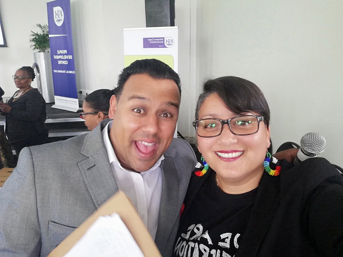 rene_sparks's tweet photo. Awesome morning with @DrDarrenGreen at #HIC2019 : HAST Integrated Conference at Protea Hotel, Techno Park, Stellenbosch Talking about #HIVprevention #PrEP @NACOSANet @GlobalFund https://t.co/uKmv7ViVMy