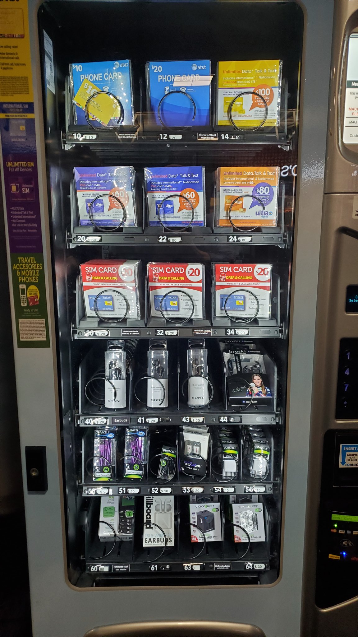 SIM Card Vending Machines : sim card vending machine