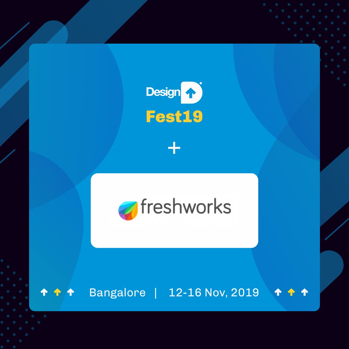 DesignUpConf's tweet photo. We are delighted to welcome @FreshworksInc as our partner for 2019, a big thanks for continuing to support the growing community across SE Asia | DesignUp Festival Nov 12-16 https://t.co/fEWG2FDMQY

#dup19 #designup2019blr #interactiondesign #designupconf #techdesign #DUpFest https://t.co/rsOOyT5zd7