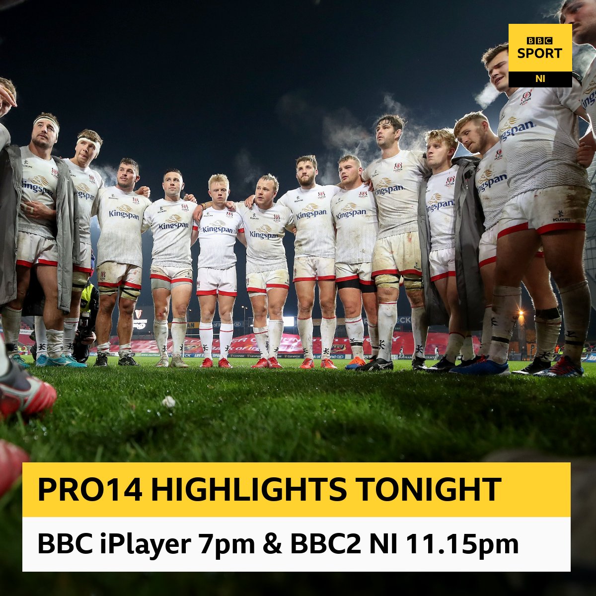 BBC SPORT NI (@bbcsportni) on Twitter photo ⚠️ Not long to wait now⚠️
🚨 @PRO14Official Highlights🚨
Catch up on all the action from last weekend's 7⃣ Pro14 games 🏉
Available tonight on ➡️
<a href="/BBCiPlayer/">BBC iPlayer</a> 7pm
<a href="/BBCTwoNI/">BBC TWO NI</a> 11.15pm
#bbcrugby #pro14 ⚠️ Not long to wait now⚠️
🚨 @PRO14Official Highlights🚨
Catch up on all the action from last weekend's 7⃣ Pro14 games 🏉
Available tonight on ➡️
<a href="/BBCiPlayer/">BBC iPlayer</a> 7pm
<a href="/BBCTwoNI/">BBC TWO NI</a> 11.15pm
#bbcrugby #pro14